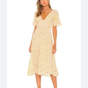 Free People In Full Bloom Midi Dress